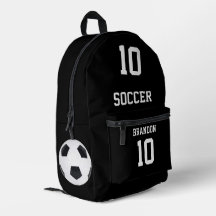 voetbal rugzakken zwart gepersonaliseerd speler do
