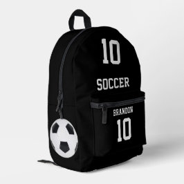 voetbal rugzakken zwart gepersonaliseerd speler do