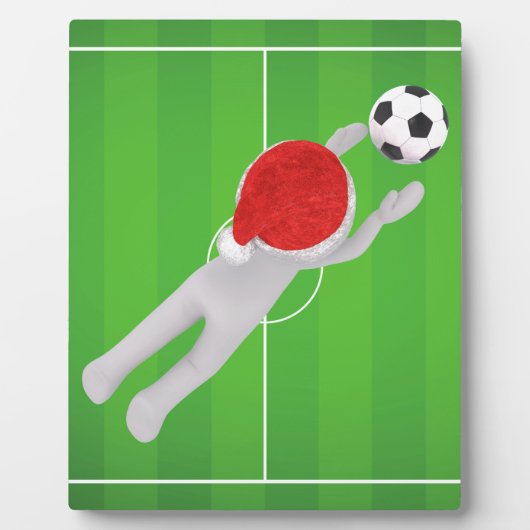 voetbal santa fotoplaat (Voorkant)