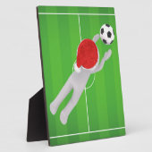 voetbal santa fotoplaat (Zijkant)