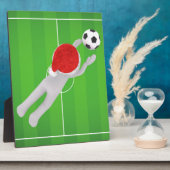 voetbal santa fotoplaat (Zijkant)