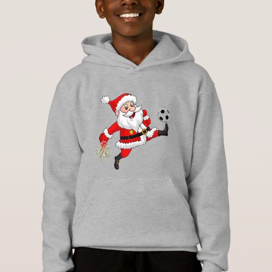 Voetbal Santa Kind's T-shirt (Voorkant)