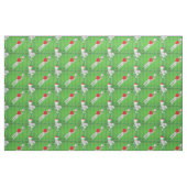 Voetbal Santa stof (Fat Quarter)
