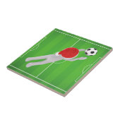 voetbal santa tegeltje (Zijkant)