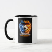 Voetbal Schild Embleem Logo | Dynamisch Sport Cres Mok (Links)