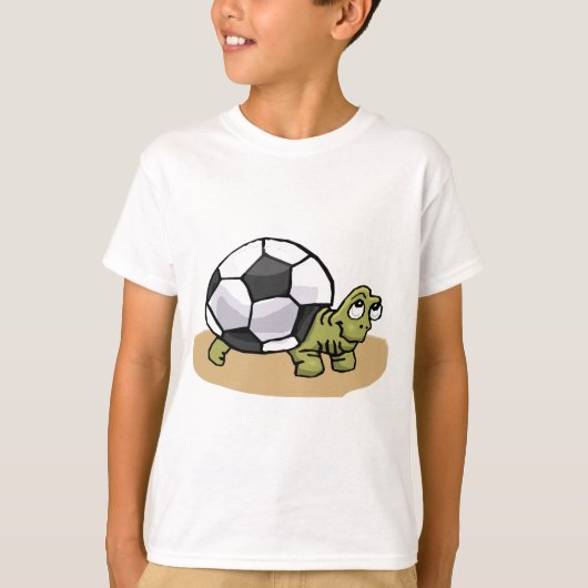 Voetbal (schildpad) t-shirt (Voorkant)