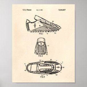 Voetbal-schoenen 1993 - oude pooier poster