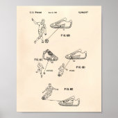 Voetbal-schoenen 1993 - oude pooier poster (Voorkant)