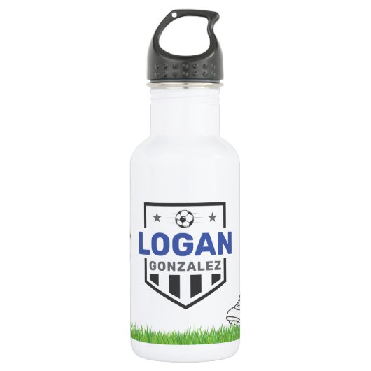 Voetbal Schoenen Geschenken Persoonlijk Waterfles (Voorkant)