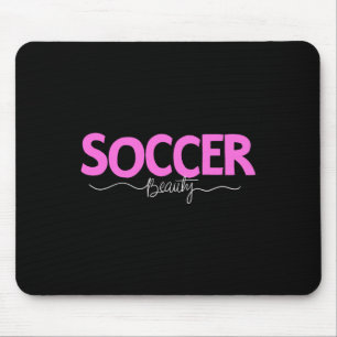 Voetbal schoonheidsshirt meisjes vrouwen speler sp muismat