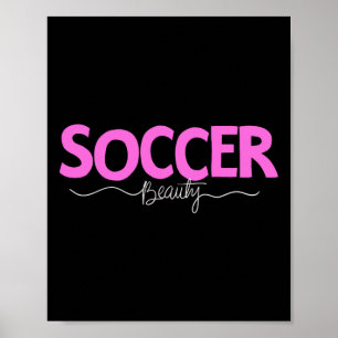 Voetbal schoonheidsshirt meisjes vrouwen speler sp poster