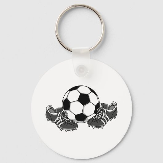 Voetbal schoten sleutelhanger (Voorkant)