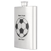 Voetbal - Schrijf uw eigen tekst Heupfles (Links)