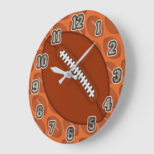 Voetbal Screwball Graphics Grote Klok (Hoek)