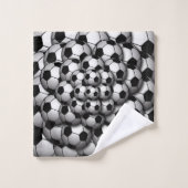Voetbal Seizoen Badhanddoek Set Bad Handdoek (Wasdoekje)