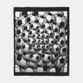 Voetbal Seizoen Fleece Deken (Voorkant)
