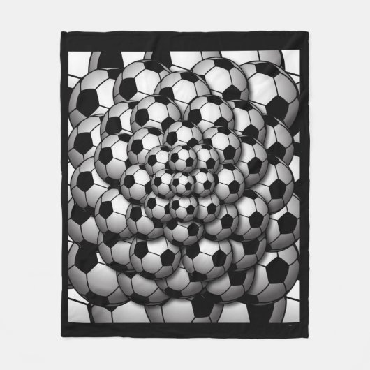 Voetbal Seizoen Fleece Deken (Voorkant)