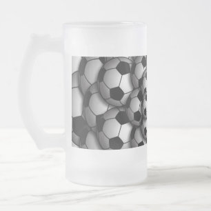 Voetbal Seizoen Frosted Glass Beer Mok
