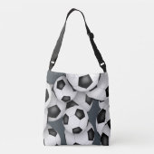 Voetbal seizoen gepersonaliseerde coach geschenken crossbody tas (Achterkant)