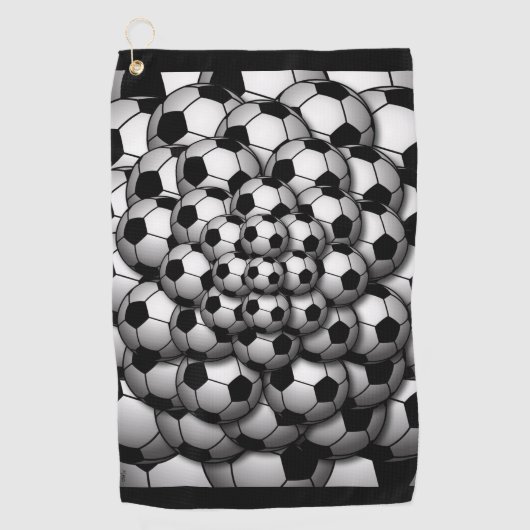 Voetbal Seizoen Golf Handdoek (Voorkant)