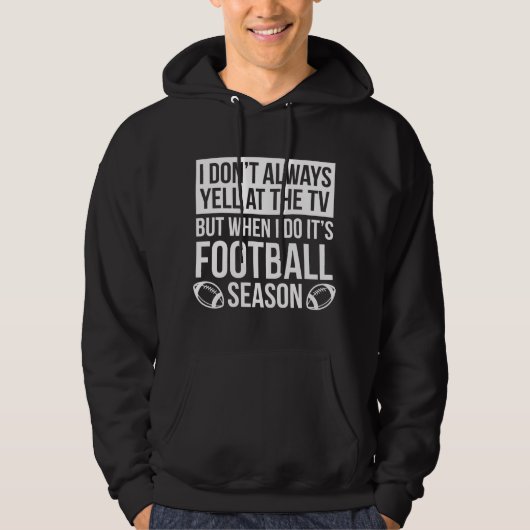 Voetbal Seizoen Hoodie (Voorkant)