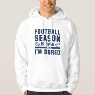 Voetbal Seizoen Is Voorbij Hoodie