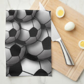 Voetbal Seizoen Keukenhanddoek (Quarter Fold)