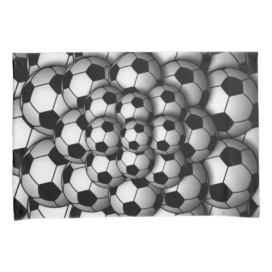 Voetbal Seizoen Kussen Hoesje Kussensloop (Voorkant-Rechts)