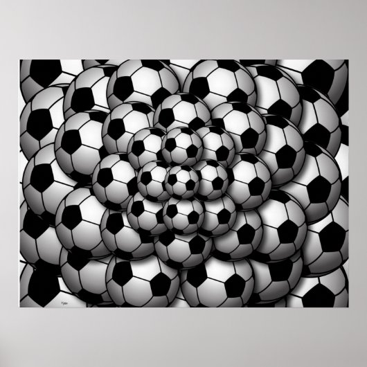 Voetbal Seizoen Poster (Voorkant)