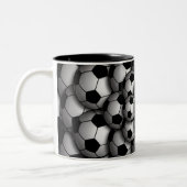 Voetbal Seizoen Two-Tone Koffie Mok (Links)