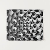 Voetbal Seizoen wandtapijt Wandkleed (Voorkant (horizontaal))