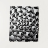 Voetbal Seizoen wandtapijt Wandkleed (Voorkant)