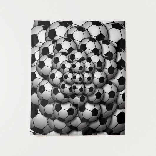 Voetbal Seizoen wandtapijt Wandkleed (Voorkant)