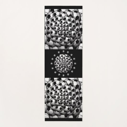 Voetbal Seizoen Yoga Mat (Voorkant)