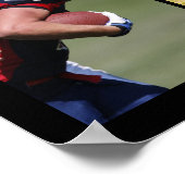 Voetbal Senior 5 Foto Collage Afstuderen Poster (Hoek)