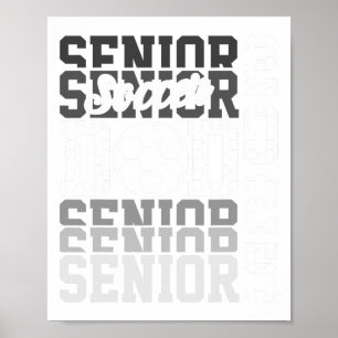 Voetbal Senior Dad CL van 2025 Senior Dad Afstuder Poster
