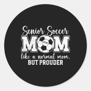 Voetbal Senior Moeder 2026 Voetbal Senior Mama Def Ronde Sticker