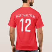 Voetbal Shirt Creëer Uw eigen Football Team (Achterkant)