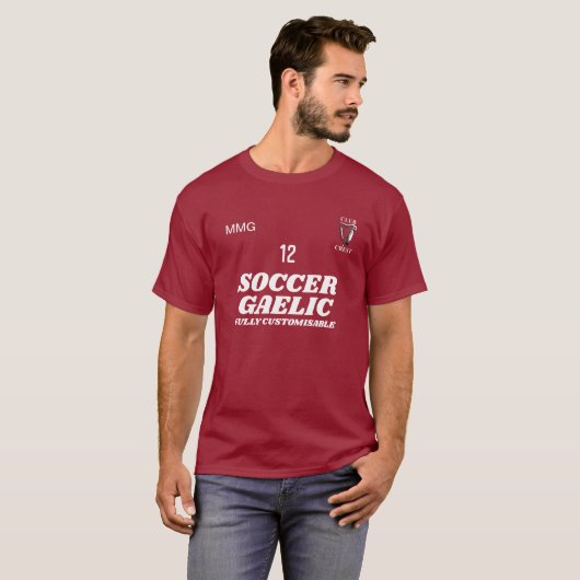 Voetbal Shirt Creëer Uw eigen Football Team (Voorkant volledig)