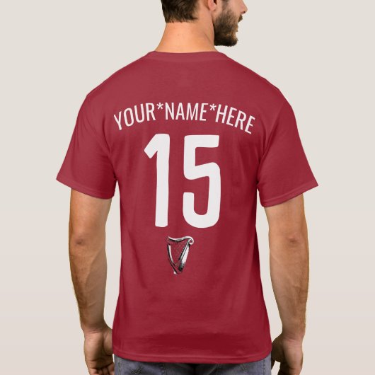 Voetbal Shirt Creëer Uw eigen Football Team (Achterkant)