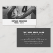 Voetbal Shirt, Voetbalspeler/Coach/Ref Visitekaartje (Voorkant / Achterkant)