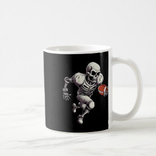 Voetbal Skelet Spelen Voetbal Halloween Skull Love Koffiemok