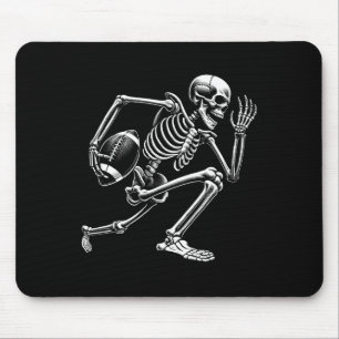 Voetbal Skelet Spelen Voetbal Halloween Skull Muismat