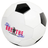 Voetbal, Ski Breathe Ski - Aangepaste Sportbal Voetbal (Drie kwart)