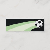 Voetbal - Skinny Mini Visitekaartje (Achterkant)