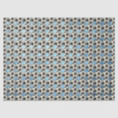 Voetbal Sky Blue 1 Tissuepapier (Voorkant)