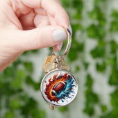 Voetbal Sleutelhanger (Hand)