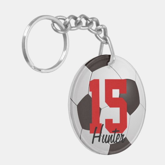 Voetbal Sleutelhanger (Voorkant Links)