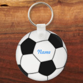 VOETBAL SLEUTELHANGER met aangepaste naam (Voorkant)