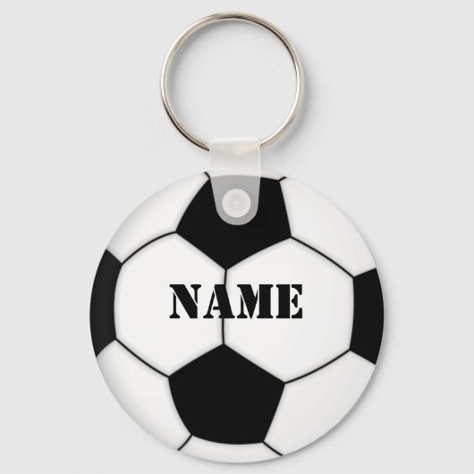 VOETBAL SLEUTELHANGER personaliseren met naam (Voorkant)